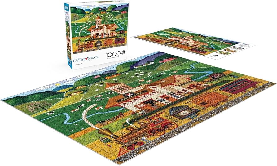 Amazon.com: Buffalo Games - Charles Wysocki - Fox Hill Farms